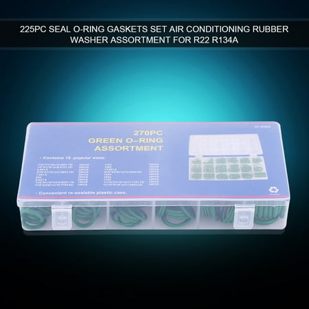 Garosa O Ring Seal Gasket Air Conditioning Compressor Rubber Gasket 270pcs Assorted Car Air Conditioning Compressor O Ring Seal Gasket Set Rubber Washer Seals Walmart Canada Garosa O Ring Seal Gasket Air Conditioning Compressor Rubber Gasket 270pcs Assorted Car Air Conditioning Compressor O Ring Seal Gasket Set Rubber Washer Seals Walmart Canada