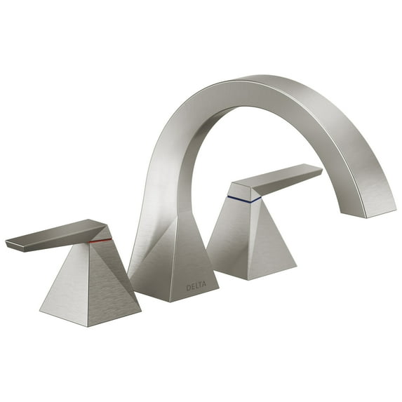 Delta T2746 Trillian Deck Mounted Roman Tub Filler - Brilliance Stainless
