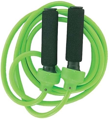 Champion Sports Weighted Jump Rope (Green, 1 Lbs)