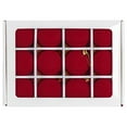 thumbnail image 2 of Set de adornos navideños de terciopelo flocado de 12 a 2,4 pulgadas de bolas de plástico marrón con cuerdas colgantes para decorar el árbol y decorar las casas navideñas, 2 of 9