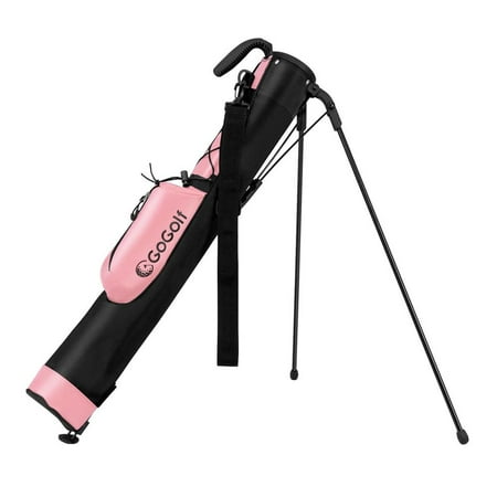 Topcobe Golf Stand Bag Lightweight for The Driving Range-Pink Indoor Sports Equipment