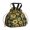Sunflower Black Pattern, variant on Sunflower Black Pattern Drawstring Insulated Lunch Bag for Women, Stain-Resistant Large Lunch Tote with Multi-Pockets for Work Office