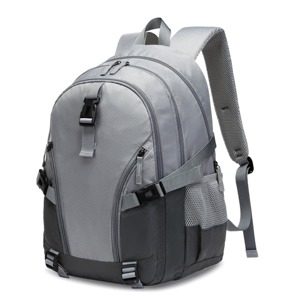 Mochila BLUEFAIRY para adolescentes, niños y niñas, 18 litros, color gris