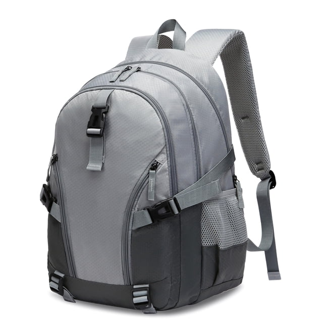 Mochila BLUEFAIRY para adolescentes, niños y niñas, 18 litros, color gris