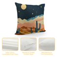 thumbnail image 4 of COMIO  Abstract Boho Pillow Covers Soft Mid Century Geometric Cactus Decorative Throw Pillows for Couch Bed Sofa Bedroom, 4 of 5