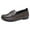 Coffee, variant on Women's Leather Square Toe Ballet Flats Comfortable Business Office Dress Shoes for Women Dressy and Work Business Flats