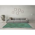 thumbnail image 3 of Ahgly Company Indoor Rectangle Southwestern Light Blue Country Area Rugs, 2' x 5', 3 of 4