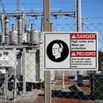 thumbnail image 7 of Weatherproof ANSI PPE Hearing Sign (High noise area Wear ear protection - Área de alto ruido Se requiere utilizar protección para los oídos) 8 in" x 12 in" UV Resistant Plastic Safety Warning SIgn, 7 of 7