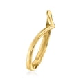thumbnail image 2 of Pure Collection by Ross-Simons 14kt Yellow Gold Chevron Ring, Women's, Adult, 2 of 6