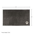 thumbnail image 6 of PETMAKER Dog Door Mat - Absorbent Runner for Muddy Paws and Wet Shoes, Gray, 6 of 11
