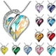 thumbnail image 5 of Qarigey Collar de corazón de amor, collar con colgante de corazón de cristal para mujer, regalos de joyería para mujer Ropa, zapatos y accesorios Miscelánea No.2, 5 of 6