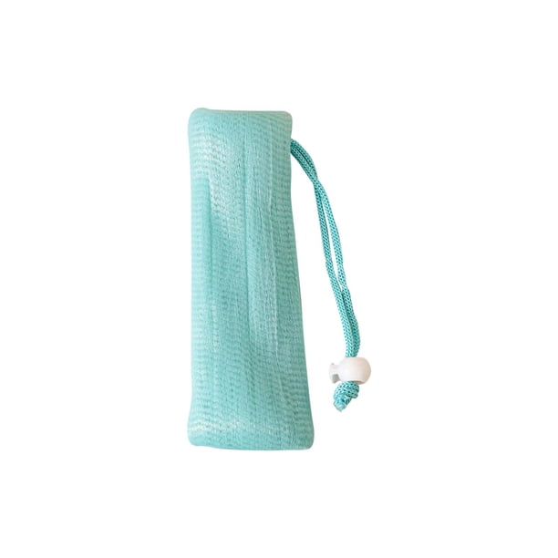 En Bolsa de Plástico de Baño de Jabón de Almacenamiento de Ducha con Red de Espuma Espesada Que Puede Colgar Red de Espuma de Almacenamiento de Jabón de Nylon Natural Y Bolsa de Espuma de Limpieza