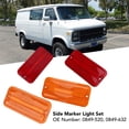 thumbnail image 3 of Front Rear Side Marker Light Set, 0849-520 Indicator Lamp Set Replacement for  G Series Van 1968-1972, 3 of 7