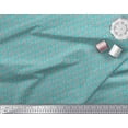 thumbnail image 2 of Soimoi Georgette Viscose Fabric Leaves & Floral Block Decor Fabric Printed Yard 42 Inch Wide, 2 of 3
