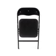 thumbnail image 4 of Enduro Black Padded Vinyl Folding Chair, 18 '' x 17.3'' x 30.7'', 4 of 7