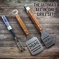 thumbnail image 2 of Hike Crew Dad BBQ Tools Gift Set – 4-Piece Grill Accessories Utensils Kit, 2 of 7