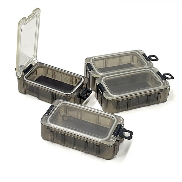 Estuche de Almacenamiento de Cebo de Pesca Organizador de Señuelos de Pesca de Doble Capa Estuche Portátil para Aparejos de Pesca Herramientas para Accesorios de Pesca