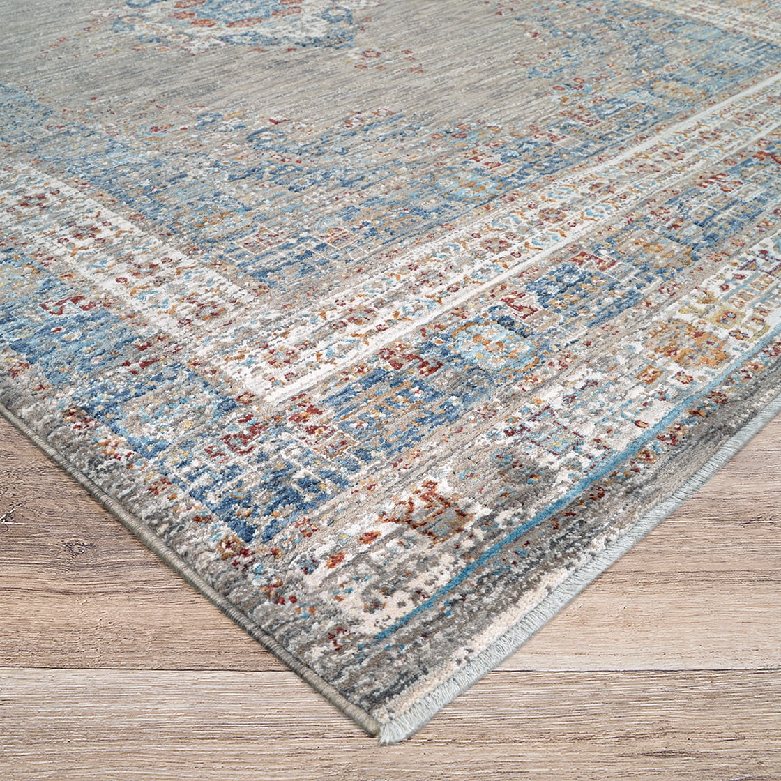Couristan Nostalgia Hamadan Area Rug, Tawny-Denim, 7'10" x 10'9"