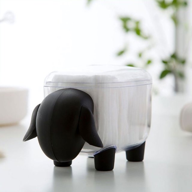 Soporte para bastoncillos de algodón papelería de dibujos animados almacenamiento de maquillaje ANGGREK Otros