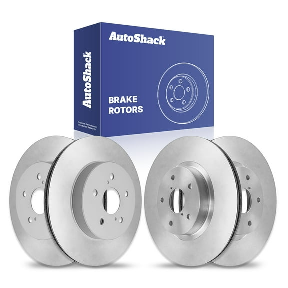 AutoShack Front Vented & Rear Vented Brake Rotors 4-PC Set Replacement for 2020-2026 Subaru Outback 2020-2025 Subaru Legacy