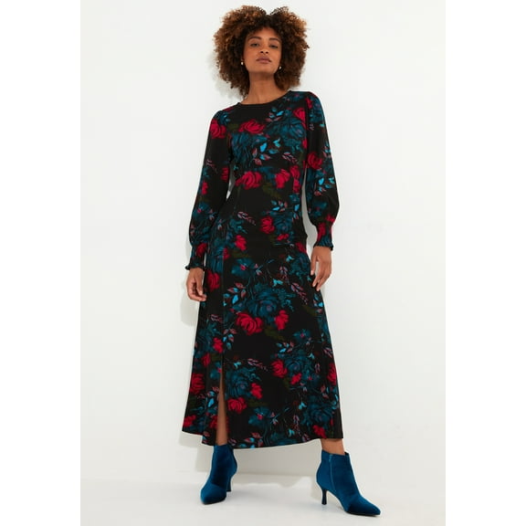 Joe Browns Women's Plus Size Stretch Knit Jersey Maxi Dress