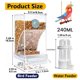 thumbnail image 4 of No Mess Bird Feeders Anti Spill Bird Feeder for Cage Bird Water Dispenser Included Parrot Automatic, 4 of 5
