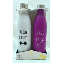 Set of 2 MANNA Limited-Edition Water Bottle Love Birds Wedding His & Hers 25 oz 24 Hr Cold 25 oz