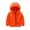 Orange, variant on 6-12 Years Old Unisex Puffer down Jacket & Coat Classic Solid Color Long Sleeve down Coat with Pockets Zipper down Jacket for Toddler Kids
