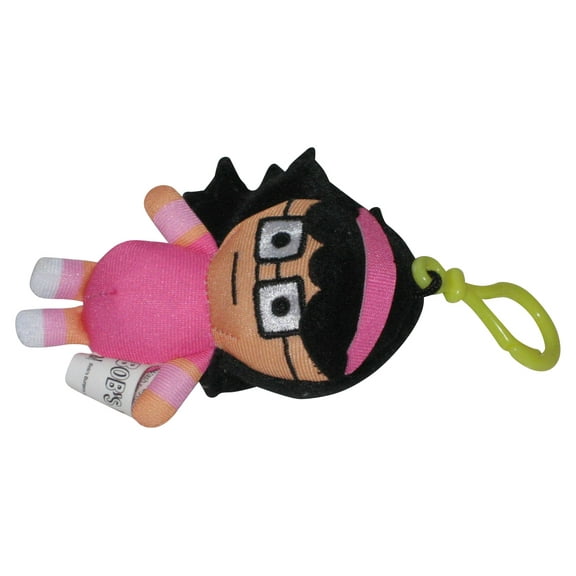 Bob's Burgers Buttloose Tina Bullsitoy 4-Inch Dangler Clip-On Plush Keychain