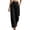 Black, variant on Womens Wide Leg Pants Lounge High Waist Button Baggy Trousers with Pockets Business Casual Work Pants Fall Clothes