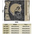 thumbnail image 5 of Blanket Gifts for Men Women Youth Fans Lightweight Flannel Throw Blanket Classic Sport Team Color Blankets for Sofa Bedroom Living Room 60" X 50", 5 of 6
