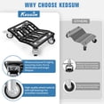 thumbnail image 2 of Carro Dolly KEDSUM con ruedas de coche pesado Dolly x4, 6000 libras, 2 of 9