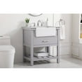 thumbnail image 4 of Elegant Lighting VF60130BK Clement 30" Free Standing Single Basin Vanity Set - Black, 4 of 8