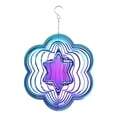 thumbnail image 2 of Round Stainless Steel Three-dimensional Rotating Indoor And Outdoor Wind Chimes, 2 of 9