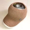 thumbnail image 4 of Casquette de Baseball d'Hiver Tricotée Mode Extensible Chapeau à Visière Chapeau de Sport, 4 of 10