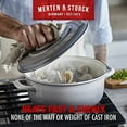thumbnail image 3 of Merten & Storck German Enameled Iron, Round 5.3QT Dutch Oven Pot with Lid, Cloud Gray, 3 of 3