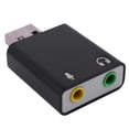 thumbnail image 4 of 2X Tarjeta de Sonido USB de Aleación de Aluminio de 7.1 Canales Tarjeta de Sonido Externa para Computadora Tarjeta de Sonido USB7.1 Tarjeta de Sonido Analógica, 4 of 5