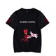 thumbnail image 3 of Hazbin Hotel Unisex Impreso Camiseta de manga corta Unisex Loose Casual Top de manga corta Dorado/3XL, 3 of 4