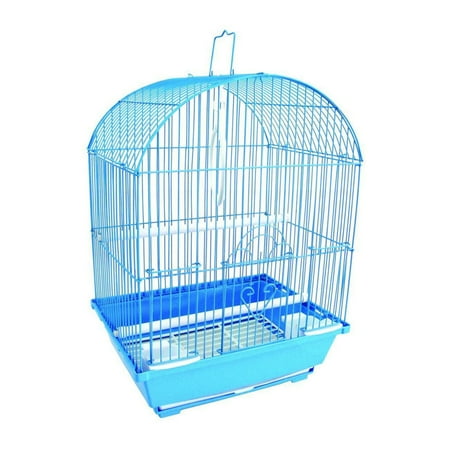 UPC: 0833775010956 | YML A1104BLU Round Top Style Small Parakeet Cage  11 x 9 x 16