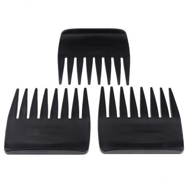 Bunblic 2 4pack 3pcs Detangling Hair Comb Hair Conditioning Rake Comb Wide Tooth 3 Pcs