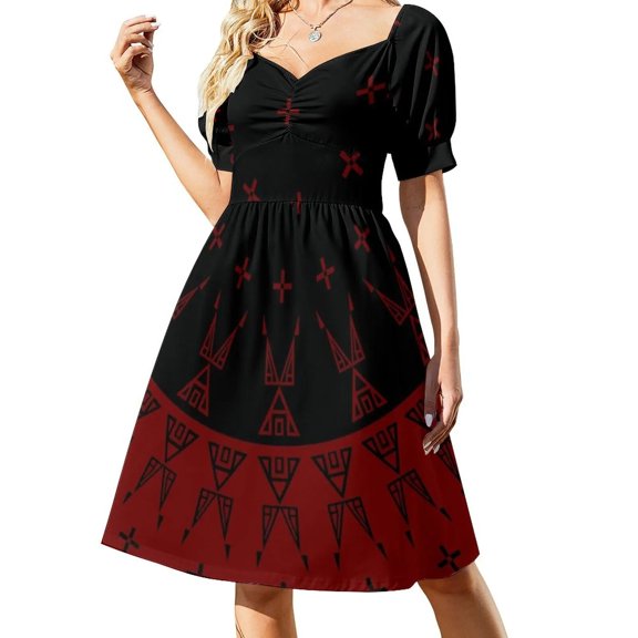 Night Stars (Maroon/Black) Dress Women's summer dress women party dresses