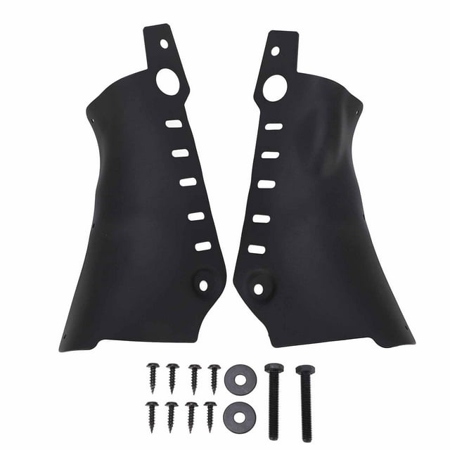 Placa protectora inferior del chasis, 2 piezas Placa protectora del tubo del condensador del refrigerante del chasis Cubierta protectora del tubo del condensador del chasis Resultados impresionantes