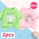 thumbnail image 1 of Camiseta de verano para niños, ropa informal de dibujos animados de Sanrio, de algodón puro, de manga corta gym unisex, 1 of 2