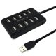 thumbnail image 4 of 10 Port High Speed Extension Cable USB 2.0 Hub Adapter for Laptop, 4 of 5