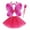 Hot Pink, variant on Tiijoy Girls Party Carnival Outfits Dance Mesh Tutu Skirt Butterfly Wing Hairband 4Pcs Set