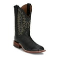 thumbnail image 2 of Justin Boots Mens Poston 11 Inch Embroidered Square Toe Cowboy  Mid Calf Bo, 2 of 5
