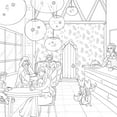 thumbnail image 3 of Everyday Magic: A Cozy Fantasy Coloring Book, 96 pages (Paperback), 3 of 5