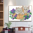 thumbnail image 4 of Diamond Painting 5D DIY Parcial Forma especial Taladro Flor Gato Decoración (YXC443), 4 of 9