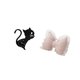 thumbnail image 5 of Reloj De Pared Con Diseño De Gato Y Cojín De Lazo, Moderno Y Decorativo, Ideal Para Sala De Estar, Estudio Y Oficina., 5 of 8