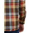 thumbnail image 2 of sogami Mens Long Sleeve Multi-color Plaid Shirts Flannel Casual Shirt, 2 of 7